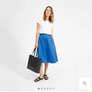 NWT Everlane Clean Cotton A Line Skirt